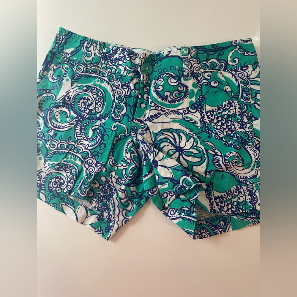 Lilly Pulitzer The Callahan Shorts - The Seafoam Montauk Print